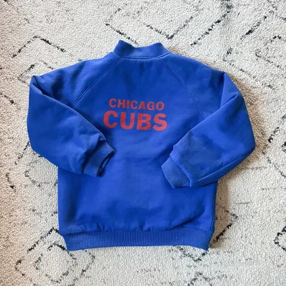 Youth Majestic Chicago Cubs Baseball Jacket Reversible Size 10-12 - Picture 5 of 11
